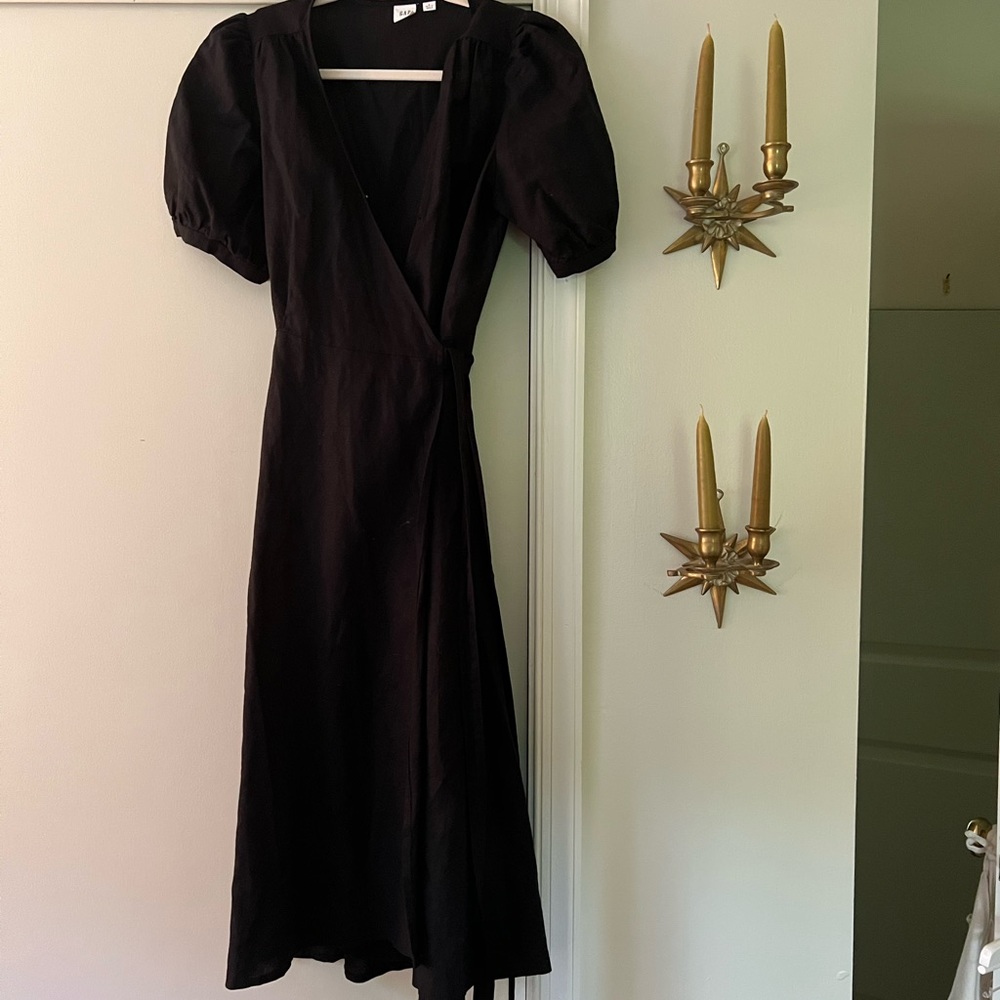 Gap puffed sleeve dress
